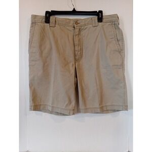 Tori Richard Shorts Mens 36 Beige Khaki Flat Front